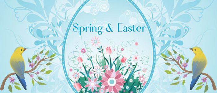 Spring Easter Banner